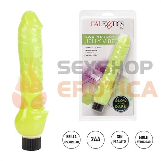 Vibrador de varias velocidades y BRILLO en la oscuridad